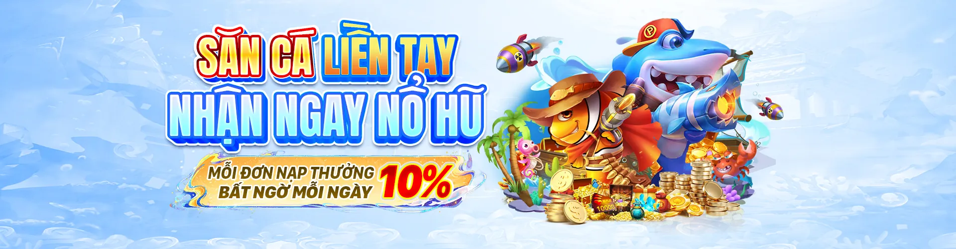 Hình ảnh chính game bắn cá Kuwin02 link mới với đại dương bao la và kho báu